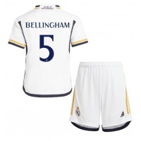 Camiseta Real Madrid Jude Bellingham #5 Primera Equipación para niños 2023-24 manga corta (+ pantalones cortos)
